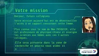 Miniature : Accueil des CM2 : Escape Game