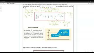 Miniature : Tspé P15.3 relation de Bernoulli