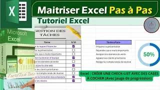 Miniature : CRÉER UNE CHECK-LIST AVEC DES CASES À COCHER (Avec jauge de progression)