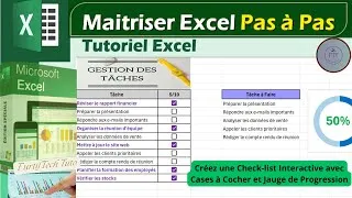 Miniature : Créez une Check-list Interactive avec Cases à Cocher et Jauge de Progression