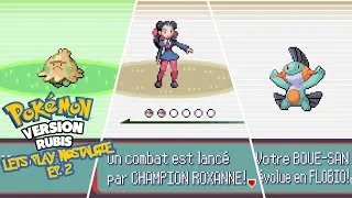 Miniature : Let's Play Nostalgie ! POKÉMON RUBIS EP. 2 : 2ième compagnon ! 1er BADGE !! ÉVOLUTION !!?