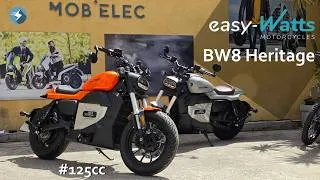 Miniature : EasyWatts BW8 Heritage : Le Custom Électrique ultime sans permis moto !