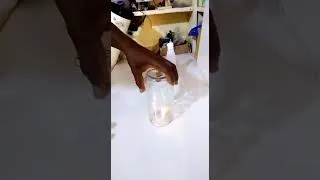 Miniature : Combustion de la bougie et caractérisation des produits formés. #chimie #collège, #stim # Togo 