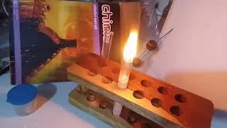 Miniature : Préparation du dichlore, préparation de l'acétylène, combustion et réaction dichlore et acétylène 