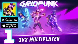 Miniature : ⚡ Gridpunk – Battle Royale 3v3 PvP | Shooter multijoueur intense (Android & iOS)
