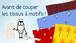 Miniature : Couture : comment préparer un tissu à motifs avant la coupe (1/3)