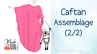 Miniature : Patron de robe gratuit : Le Caftan (2/2) Tuto couture facile - HD