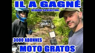 Miniature : 🎁 Il gagne une moto… et monte dessus pour la PREMIÈRE FOIS ! 😱