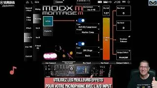 Miniature : Utilisez les meilleurs effets pour votre microphone avec l'A/D input | Yamaha MODX M & Montage M