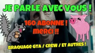 Miniature : Je parle avec vous ! Braquage GTA 5 et Crew + Gameplay GTA 5 !