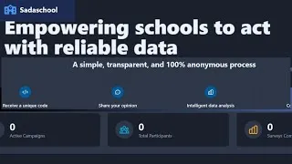 Miniature : Sadaschool: The Anonymous Voice for a Better School. How to Improve Your School Environment?