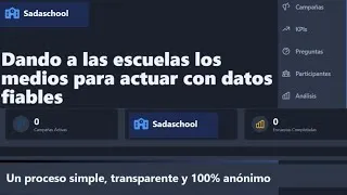 Miniature : Sadaschool: La Voz Anónima para una Escuela Mejor. ¿Cómo mejorar el ambiente escolar?