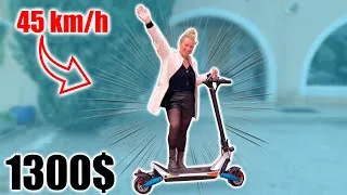 Miniature : JE TESTE UNE NOUVELLE TROTTINETTE ÉLECTRIQUE A 1300€ !