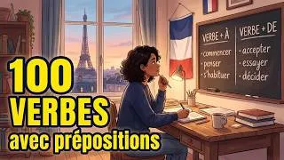 Miniature : 100 French Verbs with Prepositions for Everyday Life | Learn French Podcast