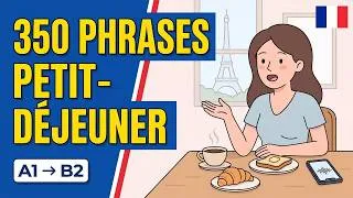 Miniature : 350 Phrases du Matin ☕ | French Morning Shadowing Practice A1-B2 | Slow French Podcast
