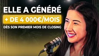 Miniature : Ex-Salariée dans l'esthétique, elle génère +de 5000€/ mois grâce au Closing !