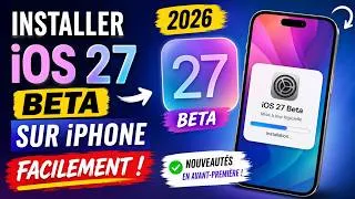 Miniature : Installer iOS 27 Beta sur iPhone Facilement ! Méthode ReiBoot 2026