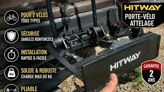 Miniature : Pour 300 € Porte Vélos attelage HITWAY,  enfin un système simple et économique 🤩 idéal 2 vélos.