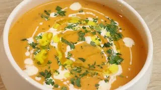 Miniature : Soupe de butternut et légumes rôtis crémeuse // Creamy Butternut Squash & Roasted Vegetable Soup