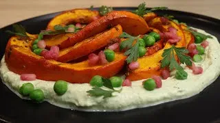Miniature : Potimarron rôti au miel & crème de feta