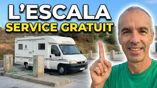 Miniature : NOUS ÉTIONS SUR L AIRE DE SERVICE GRATUITE DE L ESCALA EN CATALOGNE (ESPAGNE)