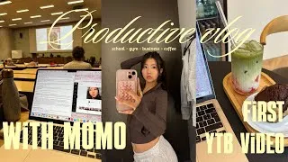 Miniature : PREMIERE VIDEO YOUTUBE ! productive days in my life 💗