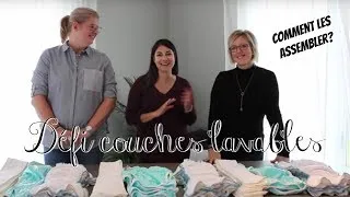 Miniature : COMMENT ASSEMBLER DES COUCHES LAVABLES ? - CHALLENGE ASSEMBLAGE DE COUCHES