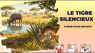 Miniature : Poésie : Le tigre silencieux (Anne-Marie Chapouton) - Lecture pour l'école