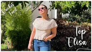 Miniature : Cómo Tejer el Divino y elegante Top Elisa: Guía Paso a Paso - Tutorial Crochet Fácil
