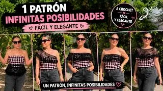 Miniature : Cómo Tejer la Fabulosa y Versátil Blusa Alicia: Guía Paso a Paso - Tutorial Crochet Fácil