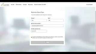 Miniature : Vidéo tutoriel - Inscription à Notre Place (à partir d'une adresse courriel)