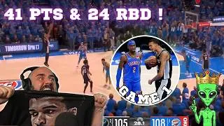 Miniature : 🏀 Résumé OKC vs Spurs, Game 1 : IL A CASSÉ INTERNET ! | 19 Mai 2026 | NBA Playoffs 2025-2026