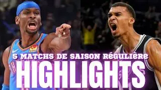 Miniature : 🏀 Meilleurs Highlights de SPURS vs OKC en Saison Régulière | Les 5 matchs ! | NBA 2025-2026