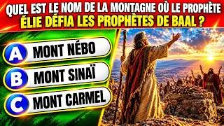 Miniature : Quiz Biblique 📖 : Pouvez-Vous Obtenir un Score Parfait ?