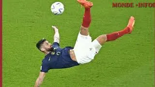 Miniature : Olivier Giroud devient meilleur buteur de l'équipe de France et dépasse Thierry Henry au classement.
