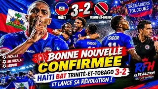 Miniature : 🚨🇭🇹 BONNE NOUVELLE CONFIRMÉE : HAÏTI BAT TRINITÉ-ET-TOBAGO 3-2 ET LANCE SA RÉVOLUTION !