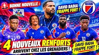 Miniature : 🚨🇭🇹 BONNE NOUVELLE : 4 NOUVEAUX RENFORTS ARRIVENT CHEZ LES GRENADIERS ! DAVID BADIA FRAPPE FORT !