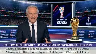 Miniature : COUPE DU MONDE: LES PAYS BAS RÉGALENT, L'ALLEMAGNE RENVERSE, CURAÇAO RÉSISTE, LE JAPON IMPRESSIONNE
