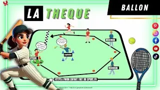 Miniature : Règle de la thèque version facile - jeu de ballon sportif pour enfant