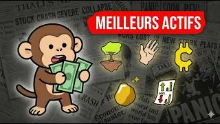 Miniature : 5 Actifs pour survivre au Krach (Expliqué avec des bananes) 🍌