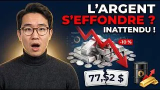 Miniature : L'ARGENT chute de 10% en un jour - Fed, pétrole, inflation d'un coup, ARGENT MAINTENANT à 77,52 $