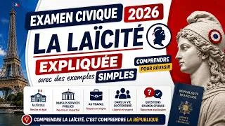 Miniature : Examen civique 2026 : La laïcité expliquée avec des exemples simples