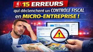 Miniature : 🚨15 Erreurs qui déclenchent un contrôle fiscal en Micro-Entreprise !
