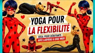 Miniature : 🐞 Yoga avec Ladybug et Chat Noir | Flexibilité de Super-Héros! 🐱 | Yoga Pour Enfants 🤸