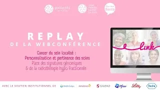 Miniature : Cancer du sein localisé - Signatures génomiques & Radiothérapie hypo-fractionnée