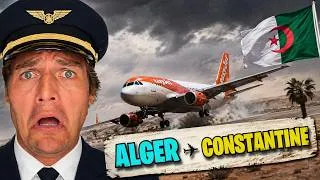 Miniature : JE TENTE D'ATTERRIR SUR L'AÉROPORT LE PLUS DANGEREUX D'ALGERIE (Flight Simulator)
