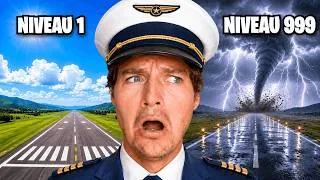 Miniature : J’ATTERRIS DANS DES CONDITIONS MÉTÉO DE PLUS EN PLUS EXTRÊMES (Flight Simulator)