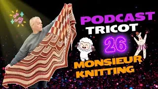 Miniature : Tricot💚🧶😃 Mkal Musikal Stephen West, Dancing droplet skinny ✨Blabla Tricot & tempo😎🎵#podcasttricot