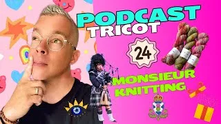 Miniature : Concours 💜🎁😃 🦚🍁Le retour 🔙 ⭐️après une pause estivale ☀️, un gros changement 😀  #podcasttricot