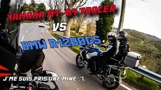 Miniature : Course Poursuite à Marseille : Yamaha MT-09 Tracer vs BMW R1200GS